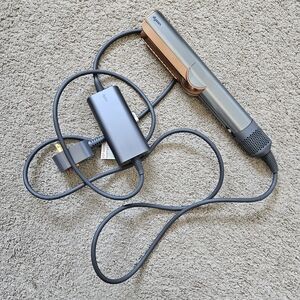 Dyson Airstrait - No Heat Damage Hair Straightener Styling Tool In Copper/Grey